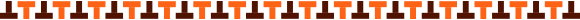 イラスト：凸凹の形をオレンジと茶色で表したライン