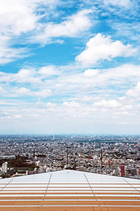 写真：SKY EDGEから見た都内の街並み