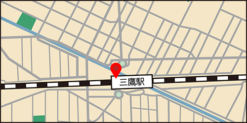 イメージ画像：ピンがある周辺地図があるサイト